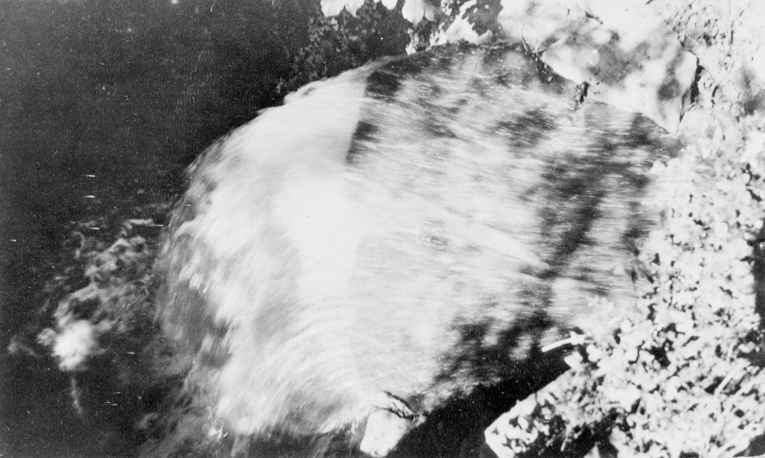 Paul Nash 1889–1946 Black and white negative, waterfall