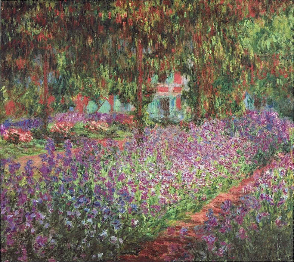 Cuadro de Monet en su jardín de Giverny