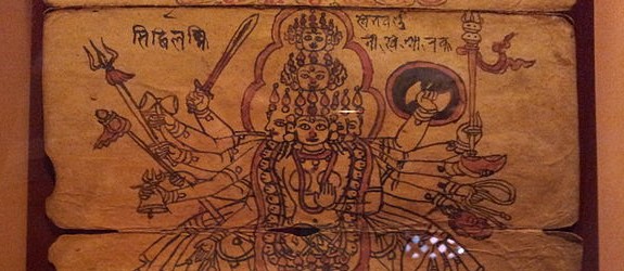 Ilustración de texto Tántrico. Museo de Patan