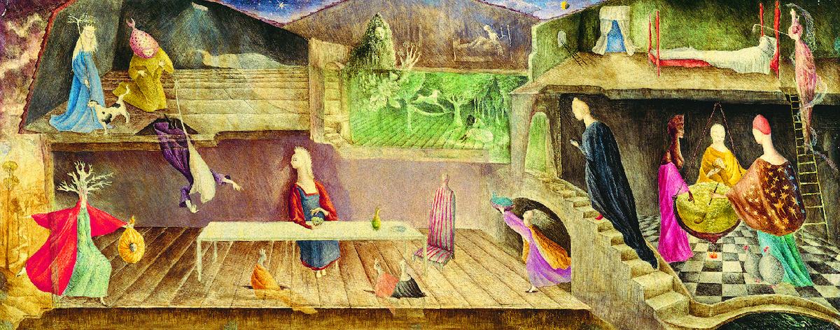 LEONORA CARRINGTON. The House Opposite (La casa de enfrente), 1945